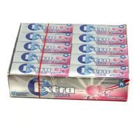 New Wrigley's 30 Packets Extra Chewing Gum Bubblemint Sugar Free Wrigleys Packs