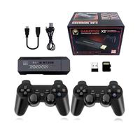 NEW X2 PLUS Video Game Stick 1080P Console 2.4G Double Wireless Controller 41000 Games 128GB Retro Games for PSP PS1 FC Boy Gift