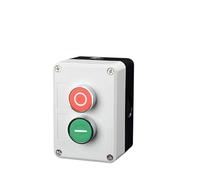 New XB2 Metal Button Switch Control Box Start Stop Industrial Identification Symbol self Reset Circular Emergency(2Hole-03)