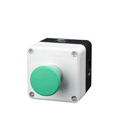 New XB2 Metal Button Switch Control Box Start Stop Industrial Identification Symbol self Reset Circular Emergency Stop Switch(1Hole-04)