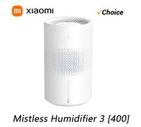 New Xiaomi Mist Free Humidifier 3 [400] 99% Antimicrobial Rate 4L Water Tank Smart Screen Air Humidifier Work with Mi Home APP Add EU Adapter