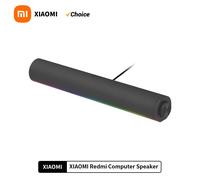New XIAOMI Redmi Computer Speaker Four-Unit Two-Channel Stereo RGB Ambient Light Bluetooth 5.0 Built-in Microphone Knob Control Redmi Computer Speak