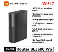 New Xiaomi Router BE3600 Pro WiFi 7 Xiaomi Mesh System BE3600 Pro Chinese Version Add EU Adapter