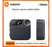 New Xiaomi sports walkie-talkie 5000k intercom distance outdoor activities 24 hours intercom endurance one-click team formation black