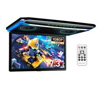 [New] XTRONS 17.3 Inch 16:9 Ultra-thin FHD Digital TFT Screen 1080P Video Car Overhead Player Roof Mounted Monitor Built-in HDMI/SD/USB/Infrared/FM Port
