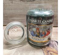 NEW Yankee Candle Large Jar Bundle Up Discontinued Rare Scent 623g Festive Pour