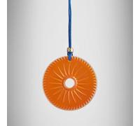 New Year 2025 Firework Orange Disc Ornament
