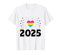 New Year 2025 LGBTQIA Pride Month Pansexuality Awareness T-Shirt