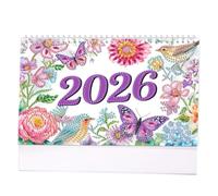 New Year 2026 Calendar Set With 13 Handmade Calendar With English Theme Letter