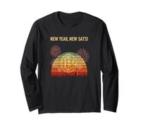 New Year 2026 Celebration Blockchain 2027 Freedom Bitcoin Long Sleeve T-Shirt