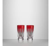 New Year 2026 Firework Red Shot Glasses Set Of 2