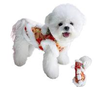 New Year Dog Lion Dance Coat, Spring Festival Pet Costume, Winter Warm Clothes For Small Medium Schnauzers Dogs,