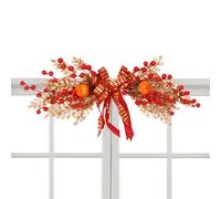 New Year Door Sign - Chinese New Year Door Ornament with Fish and Red Berries | Moon New Year Decoration, Spring Festival Entrance Pendant for Wall, Door, Window