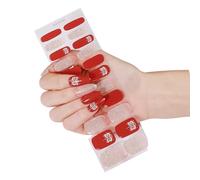 New Year Festive Gel Nails Stickers Dance Design Not Bake Quick Apply Long Last Color Wraps Flexible Fit Dance