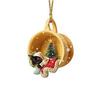 New Year Festive Party Supplies RoomCar Backpack Decoration XmasGift Christmas Tree Pendant CuteDog Animal Drop Ornament Christmas Tree Pendant Cute Dogs Animal Drop Ornament New Year Festive Party