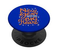 New Year, Fresh Start, Big Heart PopSockets Adhesive PopGrip