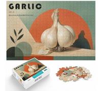 New Year Gift: Adult Jigsaw 1000 Pieces, Garlic Bauhaus Kitchen, 1000pcs (75x50cm)