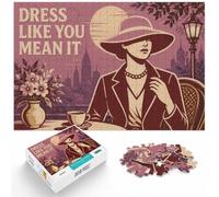 New Year Gift: Dress Like You Mean It 1000 Piece Jigsaw, 1000pcs (70x50cm) | For quiet time before New Year, this adult jigsaw puzzle with 1000 pieces offers a longer activity for the holidays.