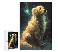 New Year Gift - Golden Retriever Dog Myth, Challenging Puzzle for Adults, 1000 PCS, with A Decorative Finished Picture