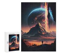 New Year Gift - Planetary Aurora Adventure, Challenging Puzzle for Adults, 300 PCS, with A Decorative Finished Picture