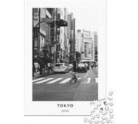 New Year Gift: Tokyo Street Scene 1000 Piece Jigsaw, 70x50cm/1000pcs