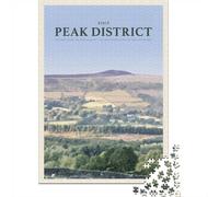 New Year Gift: Visit The Peak District 1000 Piece Jigsaw, 70x50cm/1000pcs