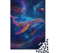 New Year Gift: Whale in The Cosmos -1 1000 Piece Jigsaw, 70x50cm/1000pcs