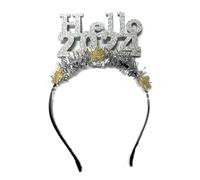 New Year Hair Accessories Women Students Live Broadcast Hairband Shinning Number Shape Headbands Colorful