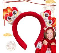 New Year Headband, Beautiful Plush Snake Headband - Eye-catching Plush Snake Headband - Cute, Comfortable and Cute New Year Headband, 2025 Snake Plush Headwear for Women