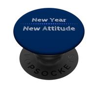 New Year New Attitude Inspiring Motivational Fresh Start PopSockets Adhesive PopGrip
