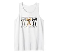New Year New Beginnings Same Amazing God Christian Faith Bow Tank Top
