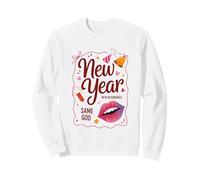 New Year New Beginnings Same God - Inspirational Celebration Sweatshirt