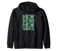 New Year New Vibes Zip Hoodie
