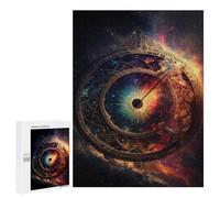 New Year Party Activity - Artistic Infinity Compass, Wooden Brain Teaser for Adults, 500 PCS - for A Rewarding Weekend Challenge