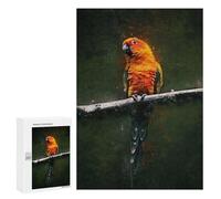 New Year Party Activity - Beautiful Parrot, Challenging Puzzle for Adults, 300 PCS; for Shared Table Time