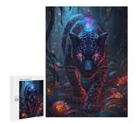 New Year Party Activity - Cosmic Jaguar in The Jungle, Wooden Brain Teaser for Adults, 500 PCS - for A Rewarding Weekend Challenge