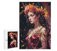 New Year Party Activity - Persephone Autumns Final Whisper, Wooden Picture Puzzle for Grown-Ups, 1000 PCS, with A Decorative Finished Picture