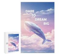 New Year Puzzle Gift: Dare To Dream Big, 1000 PCS, Challenging Puzzle for Adults - to Assemble, Frame And Display