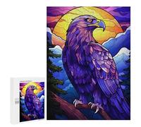 New Year Puzzle Gift: Eagle In The Wild Abstract, 500 PCS, Adult Tabletop Puzzle; for Couples, Friends And Family