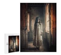New Year Puzzle Gift: Haunting Ghost Girl, 500 PCS, Challenging Puzzle for Adults - to Assemble, Frame And Display