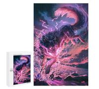 New Year Puzzle Gift: Storm Wolf, 1000 PCS, Challenging Puzzle for Adults - to Assemble, Frame And Display