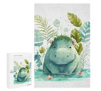 New Year Puzzle Gift: Watercolor Animals, 1000 PCS, Challenging Puzzle for Adults - to Assemble, Frame And Display