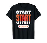 New Year Resolutions Start Today Motivational Career Goal T-Shirt