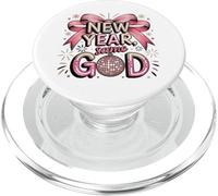 New Year Same God Celebration Beginnings Vibes Women Girls PopSockets PopGrip for MagSafe