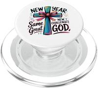 New Year Same Great God Challenges Faith Inspirational Women PopSockets PopGrip for MagSafe