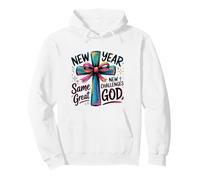 New Year Same Great God Challenges Faith Inspirational Women Pullover Hoodie