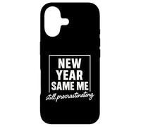 New Year Same Me Funny Anti New Year Resolution Case for iPhone 17