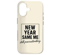 New Year Same Me Funny Anti New Year Resolution Case for iPhone 17