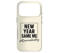 New Year Same Me Funny Anti New Year Resolution Case for iPhone 17 Pro