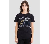 New Year, Same Mess T-Shirt, Black Disney Black S